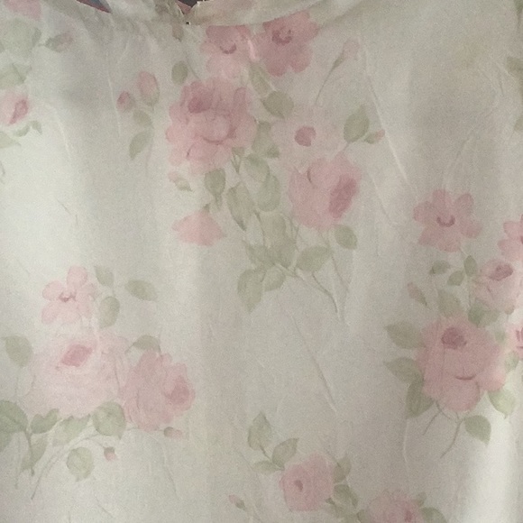 Party dress  by KT girls floral very pretty size 7/8 full lining cap sleeve. - Picture 8 of 12